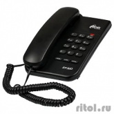 RITMIX RT-320 black проводной телефон {повторный набор номера, настенная установка, регулятор громкости звонка}