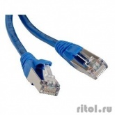 Hyperline PC-LPM-STP-RJ45-RJ45-C6-2M-LSZH-BL Патч-корд F/UTP, экранированный, Cat.6, LSZH, 2 м, синий