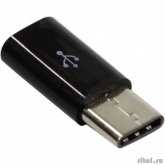 ORIENT Переходник USB 2.0 micro-Bf (5pin) UC-201 -> Type-Cm (24pin), черный