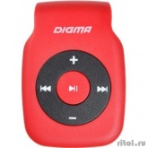 Плеер Digma P2 красный/черный/microSD/clip [1074044]