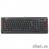 Клавиатура DELUX "K5015" USB (черная) ММ