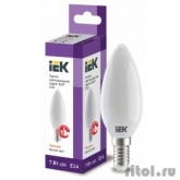 Iek LLF-C35-7-230-30-E14-FR Лампа LED C35 свеча матов. 7Вт 230В 3000К E14 серия 360°