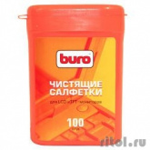 BURO BU-tft [817436] Малая туба с чистящими салфетками, для LCD, TFT-мониторов, 100шт.