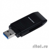 USB 3.0 Card Reader/W Mini SDXC/SD3.0/SDHC/microSD/T-Flash (CR-017B) черный