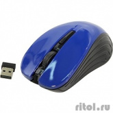 Oklick 545MW черный/синий оптическая (1600dpi) беспроводная USB (4but) [368630]