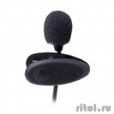 RITMIX RCM-101 {Лёгкий петличный микрофон Ritmix RCM-101 с внешним питанием. Подходит для диктофонов, имеющих электрическое питание на гнезде микрофонного входа (Plug in Power).Длина кабеля: 1,2 м}