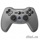 Canyon CNS-GPW6 3in1 wireless gamepad {up to 8 hours of play time, transmission distance up to 10m, rubberized finishing, dual-shock vibration (Compatible with PC, PS2, PS3)}