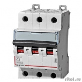Legrand 407863 Автоматический выключатель DX3 6000 - 10 кА - тип характеристики C - 3П - 400 В~ - 40 А - 3 модуля