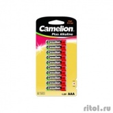 Camelion  LR03 Plus Alkaline BL-10 (LR03-BP10, батарейка,1.5В)
