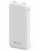 Мобильный аккумулятор Hiper SPX20000 Li-Pol 20000mAh 3A+3A+2A белый 2xUSB
