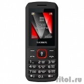 TEXET ТМ-127 Мобильный телефон цвет черный-красный