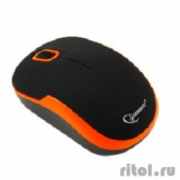 Gembird MUSW-200 Black-Orange USB {Мышь беспроводная, soft touch, черн/оранж, 2кн.+колесо-кнопка, 2.4ГГц}