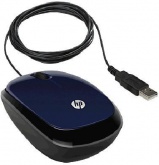 Мышь HP X1200 синий оптическая (1200dpi) USB (2but)