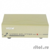 VCOM VDS8015 Разветвитель VGA 1->2-port (VGA15M+2VGA15F)+б.п.