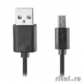 Ginzzu Кабель microUSB / USB, 1,0 м, черный (GC-401B)