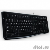 Клавиатура Logitech K120 черный USB