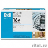 Тонер Картридж HP 16A Q7516A черный (12000стр.) для HP LJ 5200