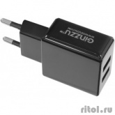 Сетевое зар./устр. Ginzzu GA-3314UB 3.1A универсальное кабель USB Type C черный