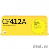 T2 CF412A Картридж T2 для HP CLJ Pro M377/M452/M477 (2300стр.) жёлтый,  С ЧИПОМ