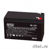 Ginzzu Батарея GB-1270 свинцово-кислотный, необслуживаемый, технология AGM, клемма 5/7мм