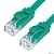 Greenconnect Патч-корд плоский прямой PROF  3.0m UTP медь, кат.6, зеленый, позолоченные контакты, 30 AWG, Premium ethernet high speed 10 Гбит/с, RJ45, T568B (GCR-LNC625-3.0m)