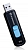 Флеш Диск Transcend 8Gb Jetflash 500 TS8GJF500 USB2.0 черный/голубой