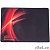 RITMIX MPD-050 Gaming Black Red {330*240*3 mm, игровая поверхность (Ковер для мыши), нескользящая основа из натурального каучука, тканевая поверхность, простроченные края}