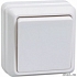 Iek EVO13-K01-10-DC ВСк20-1-0-ОБ Выключатель 1кл кноп. 10А ОКТАВА (белый)