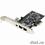 Espada Контроллер PCI-E, 1394a, 3внеш+1внутр порт, oem (PCIe1394a) (41667)