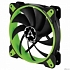 Case fan  ARCTIC BioniX F120 (Green) 3-х  фазный мотор - retail (ACFAN00083A)