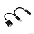 Cablexpert Переходник USB, Lightning M/Jack3.5F+ Lightning F (с доп питанием), черный (CCA-LM3.5F-02)
