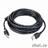 Gembird/Cablexpert CC-USB2-AMAF-6B USB 2.0 кабель удлинительный 1.8м AM/AF  ,черный, пакет