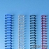Пружины для переплета металлические Fellowes d=6мм 1-35лист A4 белый (100шт) CRC-53215 (FS-53215)