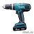 Makita HP457DWE Дрель ак(уд),{18В,2х1.5Ач Li-ion,БЗП-13мм,0-400\1400об\м,42\24Нм,1.7кг,чем,G-серия}