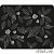Dialog PM-H15 leafs черный с рисунком листьев,Коврик для мыши - размер 220x180x3 мм